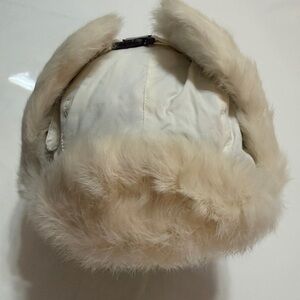 Paul Loinburd by Crowncap White Nylon with Rabbit Trim